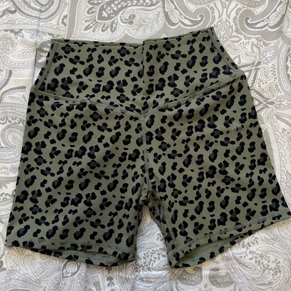 Ryderwear Olive Green Printed Shorts